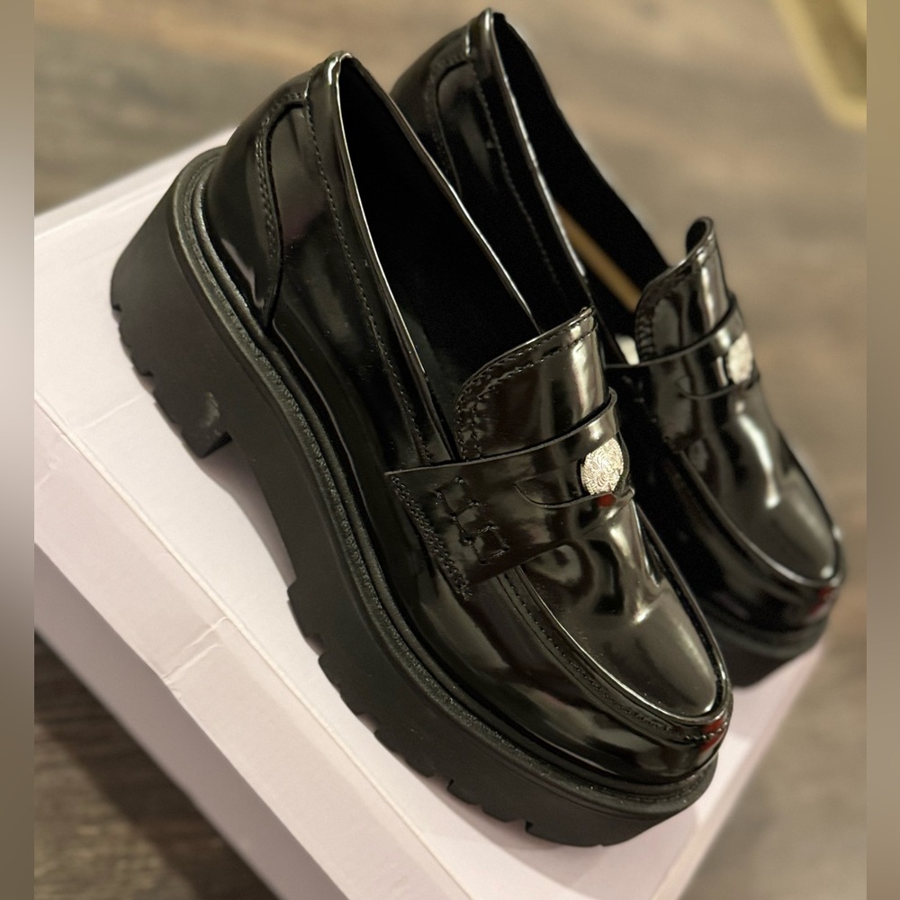 Madden girl platform loafers